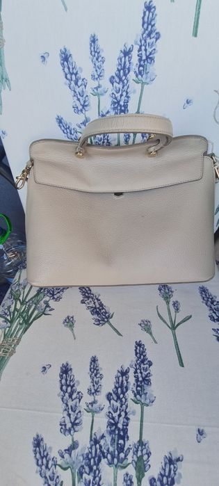 Чанта FURLA, модел PIPER, цвят светло бежов