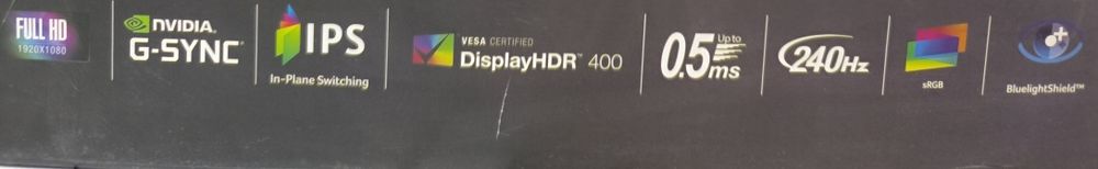 Монитор 240Hz ips+кронштейн