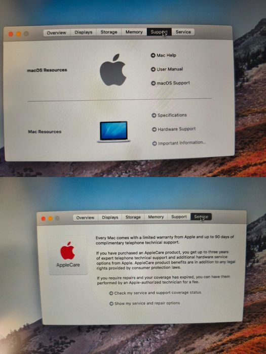 лаптоп Mac Book Pro