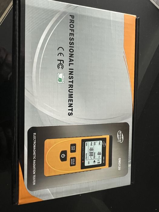 Detector radiatii electromagnetice, nou, profesional