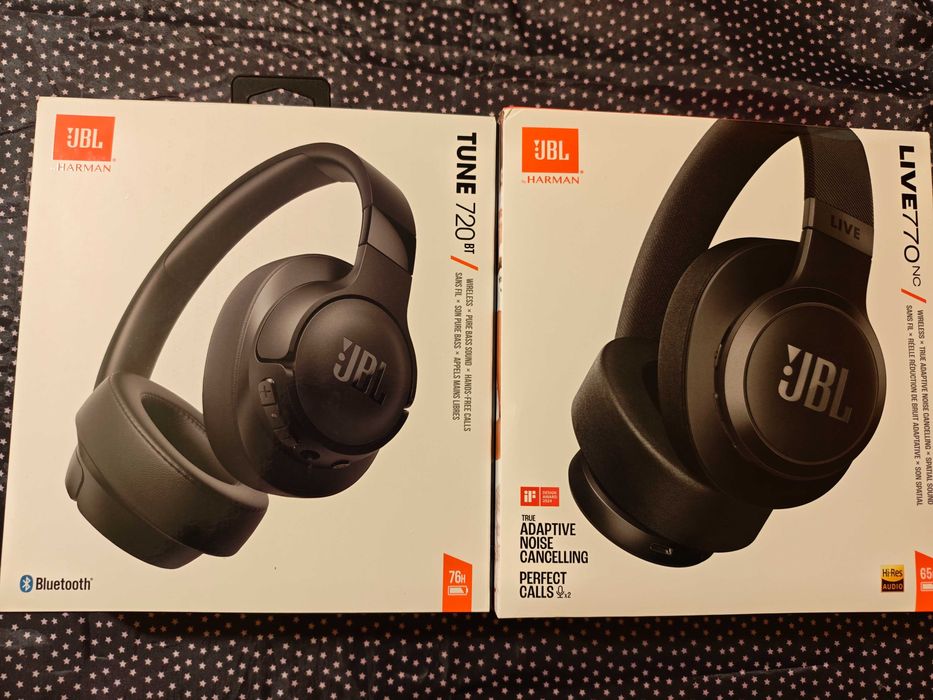 Слушалки JBL TUNE 720bt, Черни