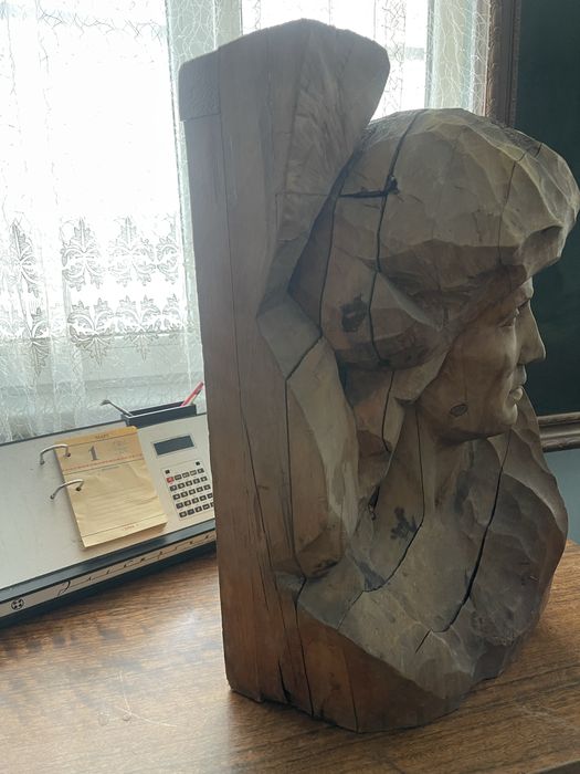 Бюст дерево СССР Советский Ретро