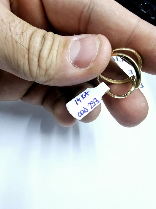 Vand inel dama din aur 14 k 2.7 g cod 293