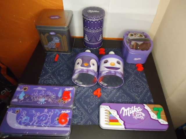 Милка Milka,коледни играчки,чаши,магнити,плюшени играчки,шал, несесер