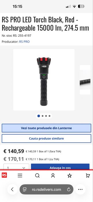 Lanterna profesionala RS PRO