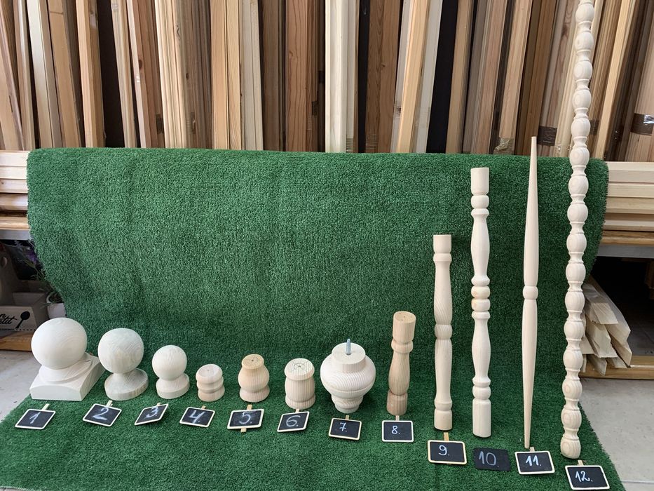 Струговани детайли за парапет,дистанционери