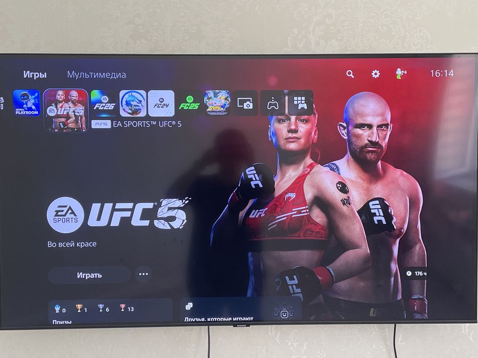 Ps5 Fifa24,26 Ufc5, mk1, 2 джостика