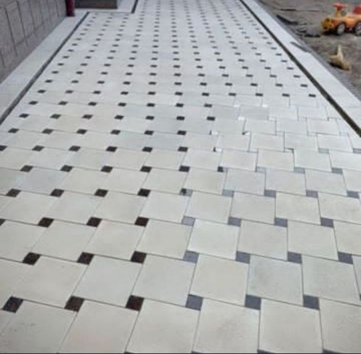 Укладка брусчатки гранит