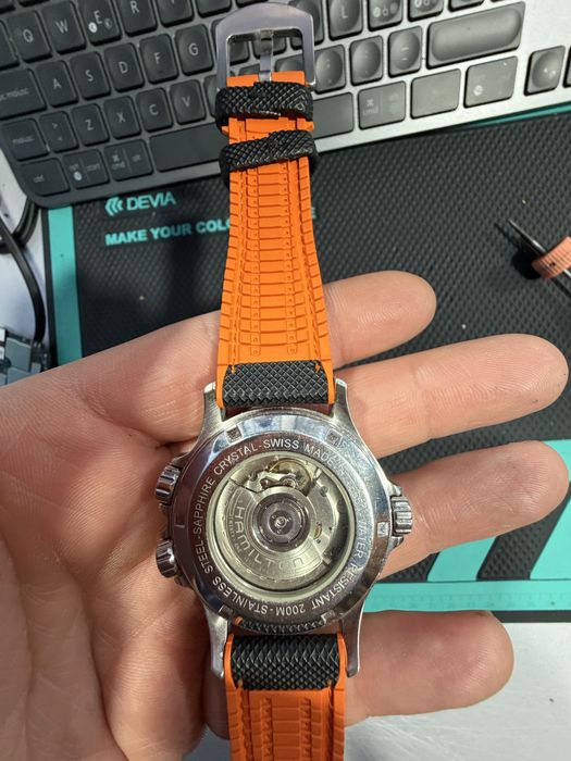 VAnd ceas hamilton khaki gmt air race ca nou  2893-4 eta