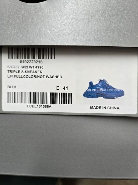 Balenciaga Triple S 41 Full Box Originale