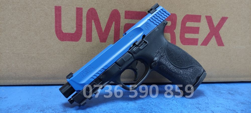 7.5j pistol bile cauciuc paintball CO2 cu recul S&W nu autoaparare