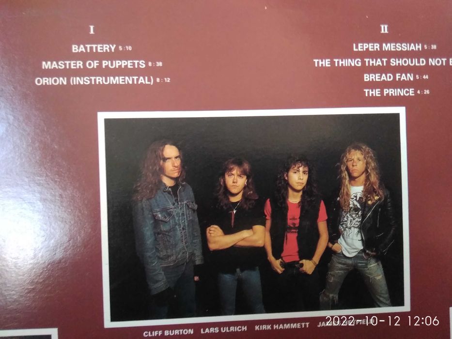 винил Metallica   4 albums