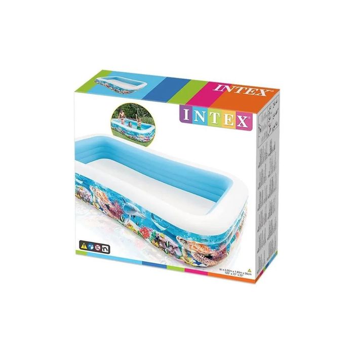 INTEX детский бассейн 305×183×56 надувной бассейн bolalar basseyni