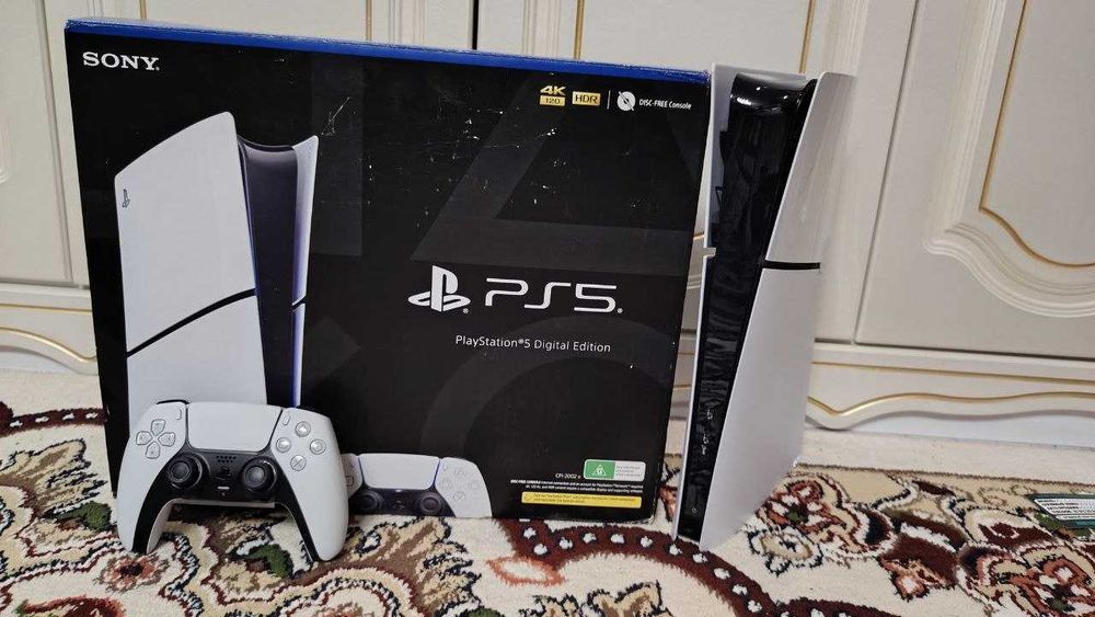 playstation 5 slim 1тб 1 джойстик Топ игры состояние идеальное
