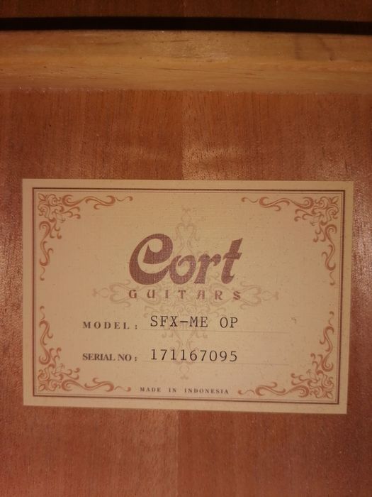 Гитара Cort (в комплекте чехол и ремень)