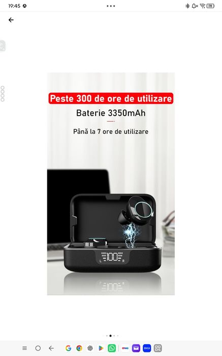 Casti bluetooth wireless