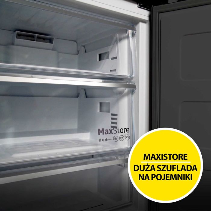 Нов инверторен хладилник с фризер BEKO b300 B3RCNA404HXB No Frost HarvestFresh AeroFlow 203.5 см