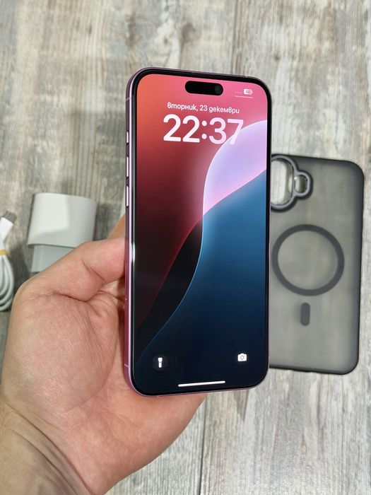 Iphone 16 Plus 128 GB - 100 % Battery Health Като Нов Pink
