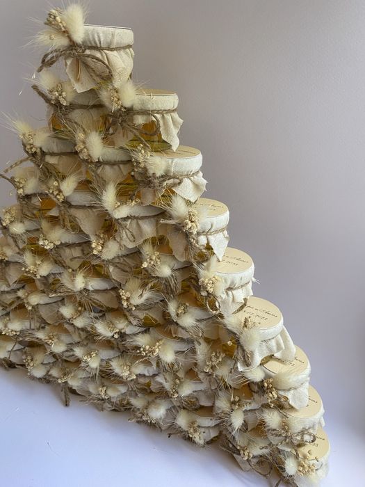 Бурканчета с мед за сватба /кръщене/погача