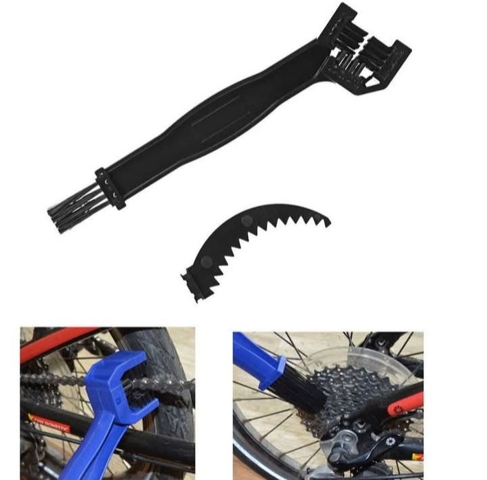Perie kit curatare degresare lant pinioane motocicleta bicicleta moto ingrijire mtb cursiera