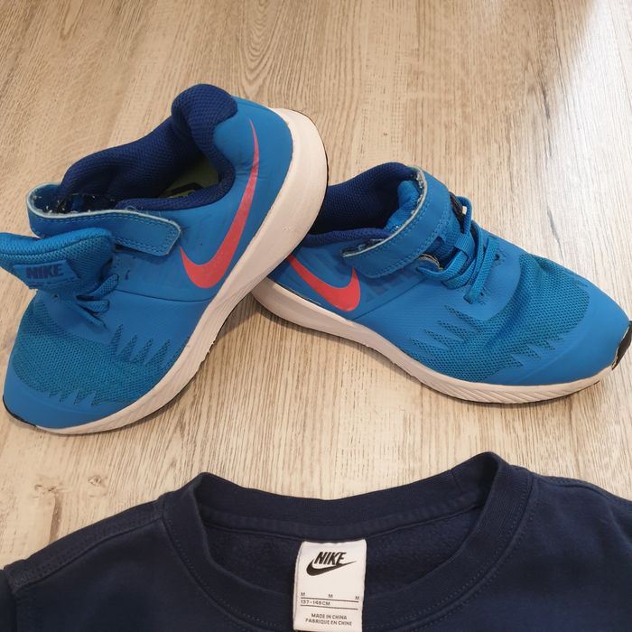 Lot Nike,baiat, pulover+adidasi Adidas Run,mar 33,5