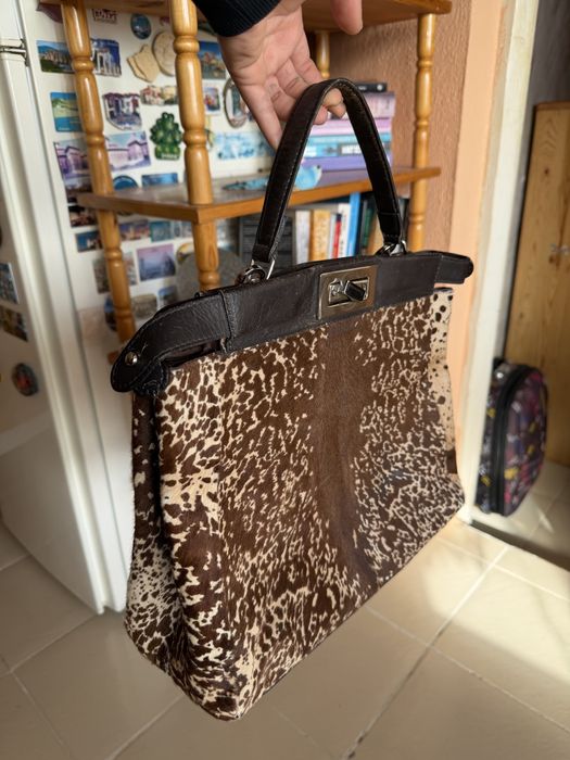 Кожена чанта от пони