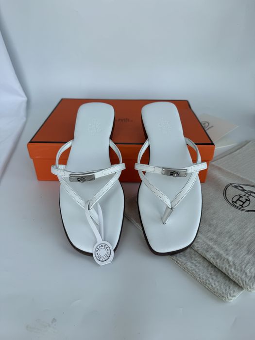 Papuci hermes sandale piele naturala