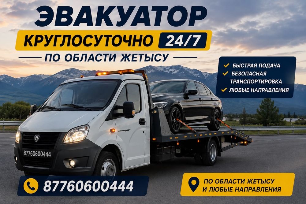 Услуги эвакуатора 24/7