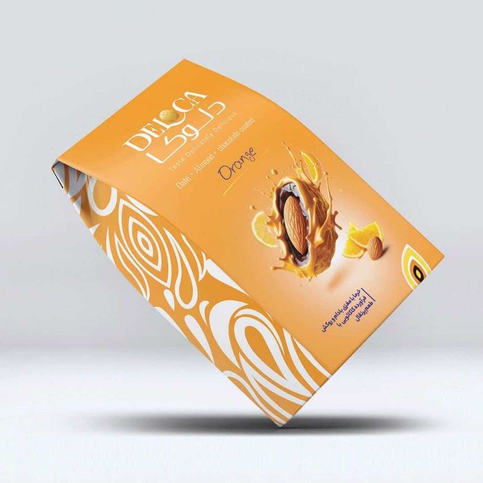 Шоколадные финики с миндалем. 250 г/ бренд DELOCA