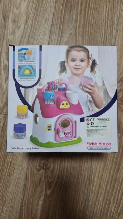 Căsuța cu sunete lumini și forme de sortat Elvish house