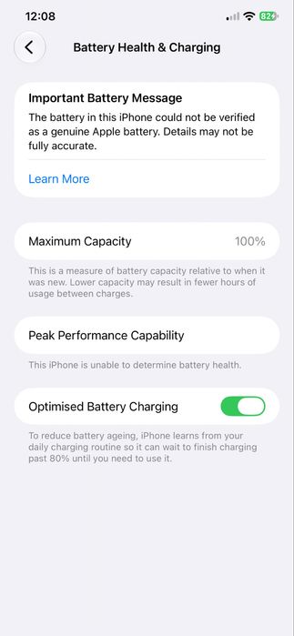 Iphone 11 Pro Max Gold 100% battery health