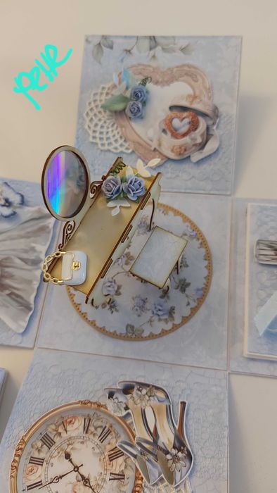 Ръчна експлодираща кутия за сватба, юбилей, бал, рожден ден