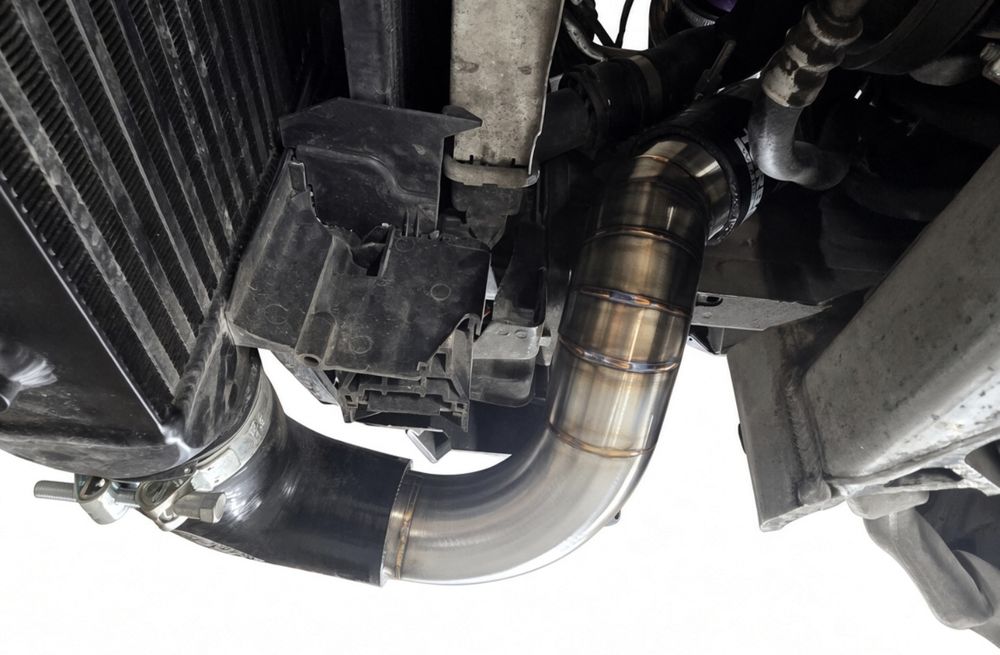 E9x M57 Intercooler full  set 600x300