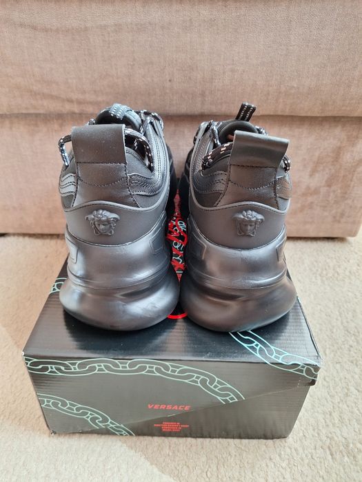 Papuci Versace Chain Reaction Negrii 42