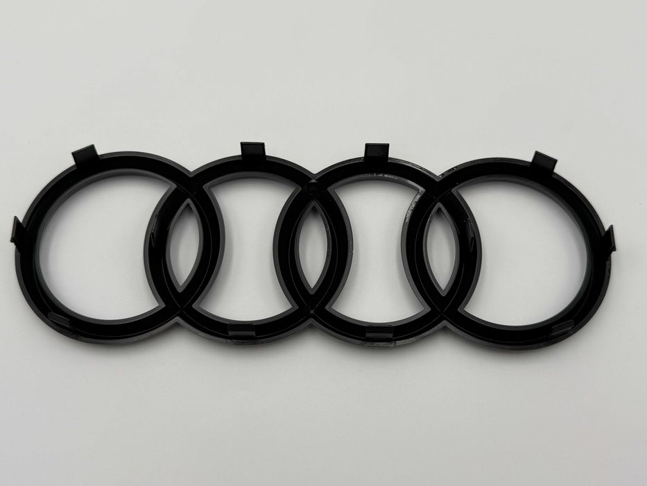Emblema Compatibila Audi grila 249 mm negru
