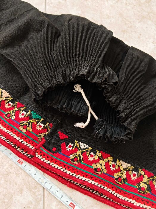 Автентична Старинна Хърцойска Кърлянка Пола Пищимал Бръчник 1920те г.