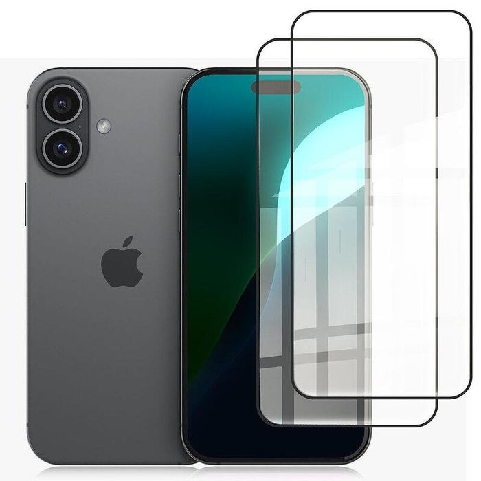 iPhone 16 / 16 Pro - 5D Стъклен Протектор за Дисплей