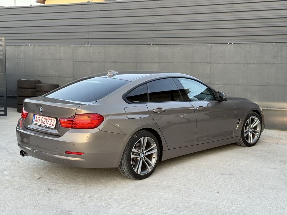 BMW 420d-GranCoupe-190 cp-2015-Sport Line--interior sport-Impecabil