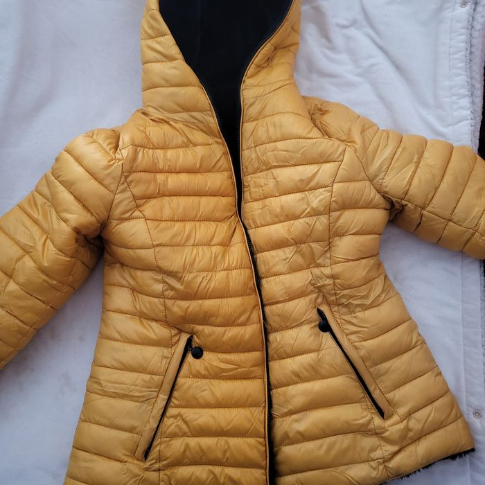 Geacă damă îmblănită mărimea M ,