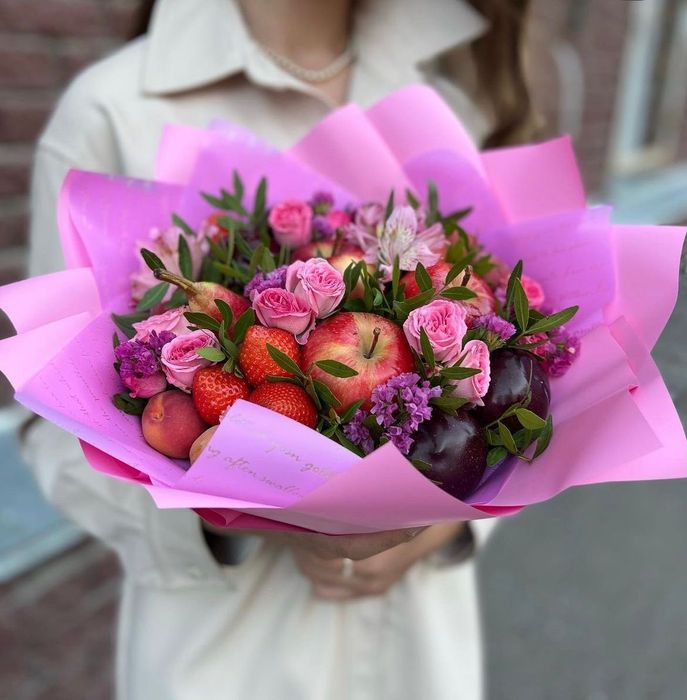 Фруктовые подарки, подарки на 8 марта, необычные подарки