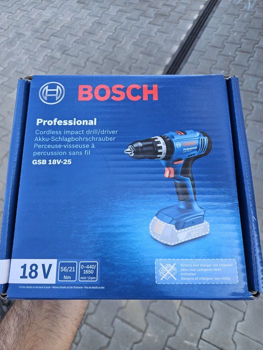 Bosch винтоверт, батерия и зарядно
