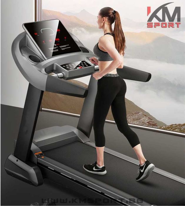 Нова мощна електрическа бягаща пътека 22км/ч,150кг макс тегло,гаранция