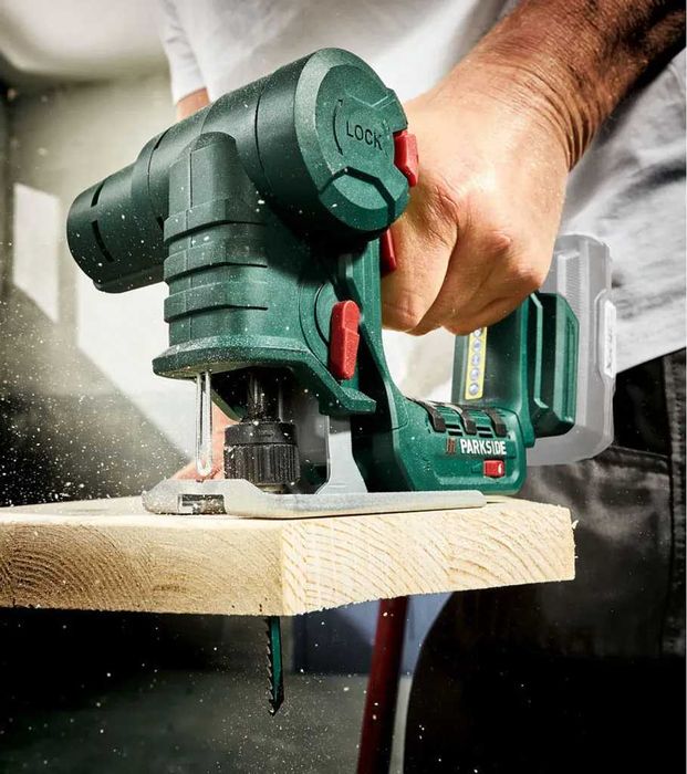 Нов Акумулаторен Зеге Саблен трион 2в1 Parkside 20V прободен трион