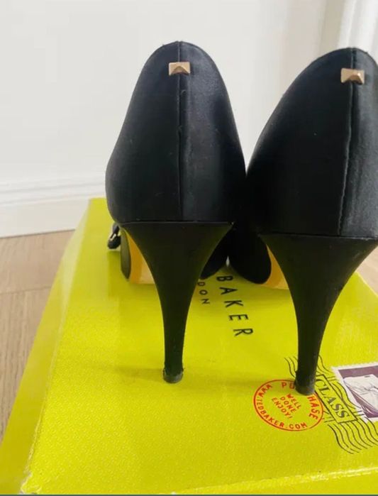 Pantofi Ted Baker, negri cu fundă
