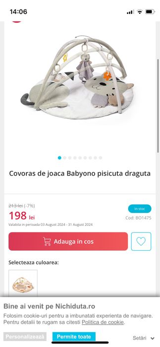 Covoras de joaca bebelusi