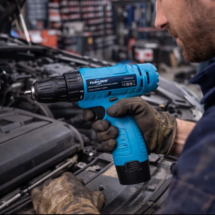 Комплект безжичен винтоверт с Led осветление, 2 батерии и куфар - всич