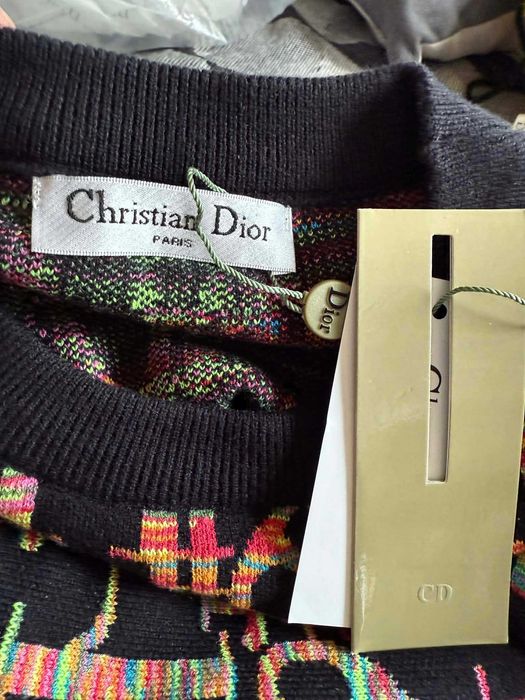 Dior Плетен пуловер