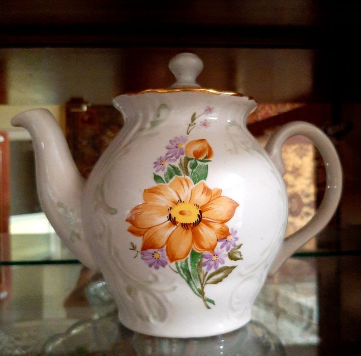 Фарфоровые чайник СССР
