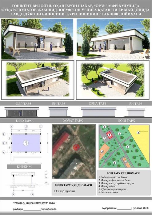 Axangaron centrida Dokon qurish uchun er sotiladi