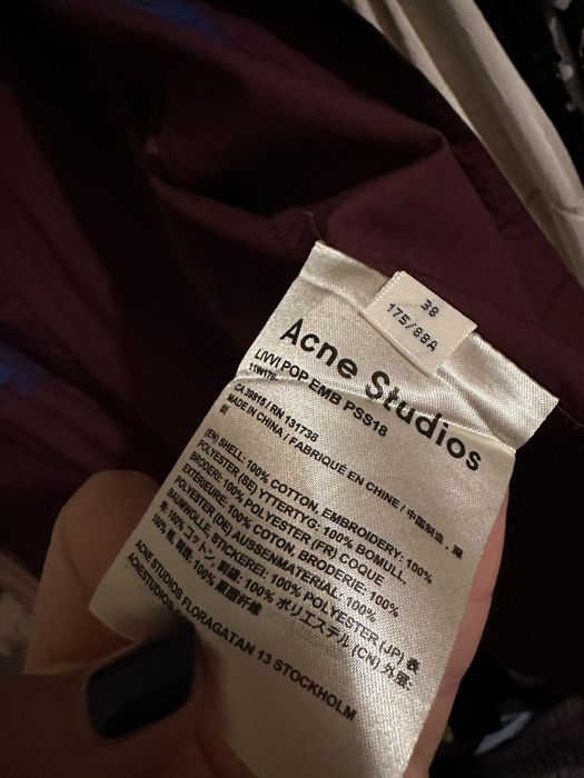 Acne Studios crop top shirt